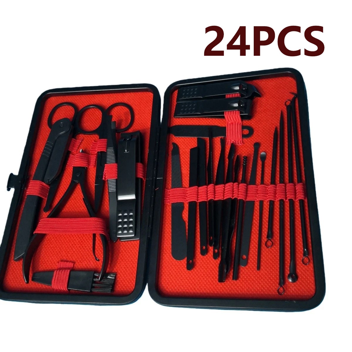 Women Men Manicure Pedicure Set Finger Toe Nail Clippers Scissors Grooming Kit