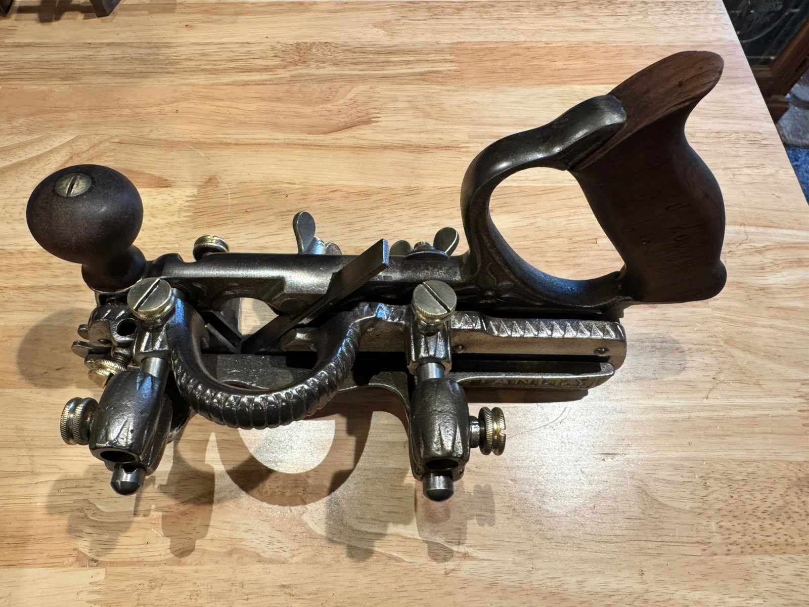 Stanley antique Wood Plane #45 Combination Plane  Beautifully Restored! U.S.A.
