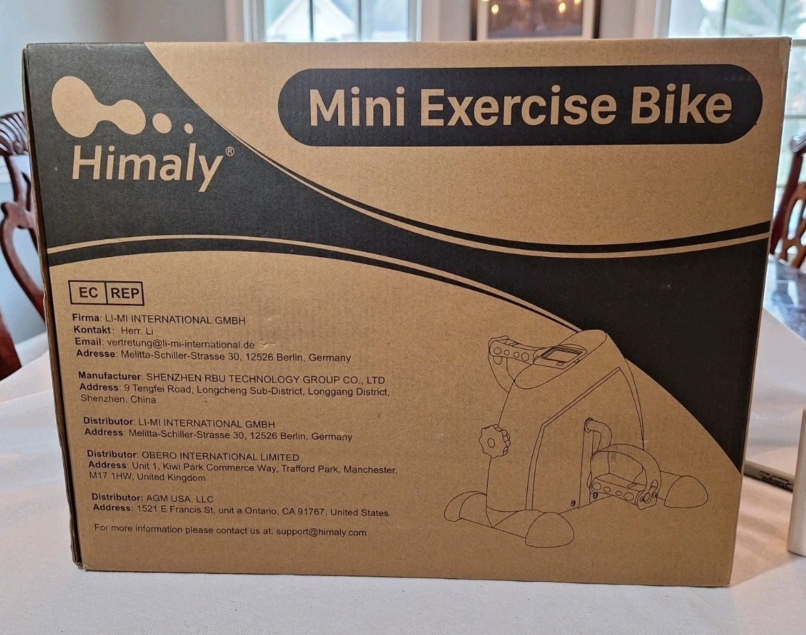 NIB Himaly Mini Exercise Bike Portable Under Desk