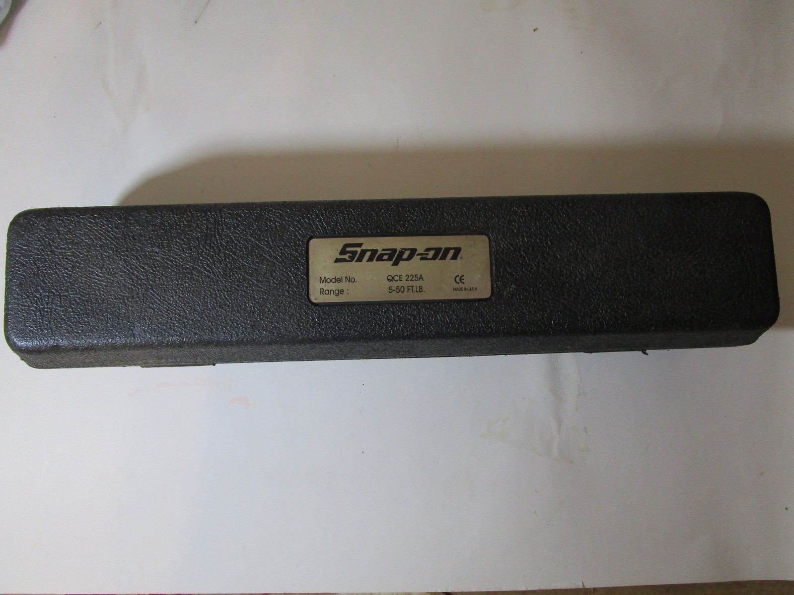 Black Original Snap-on Storage Case Only for QCE 225A Torque Wrench
