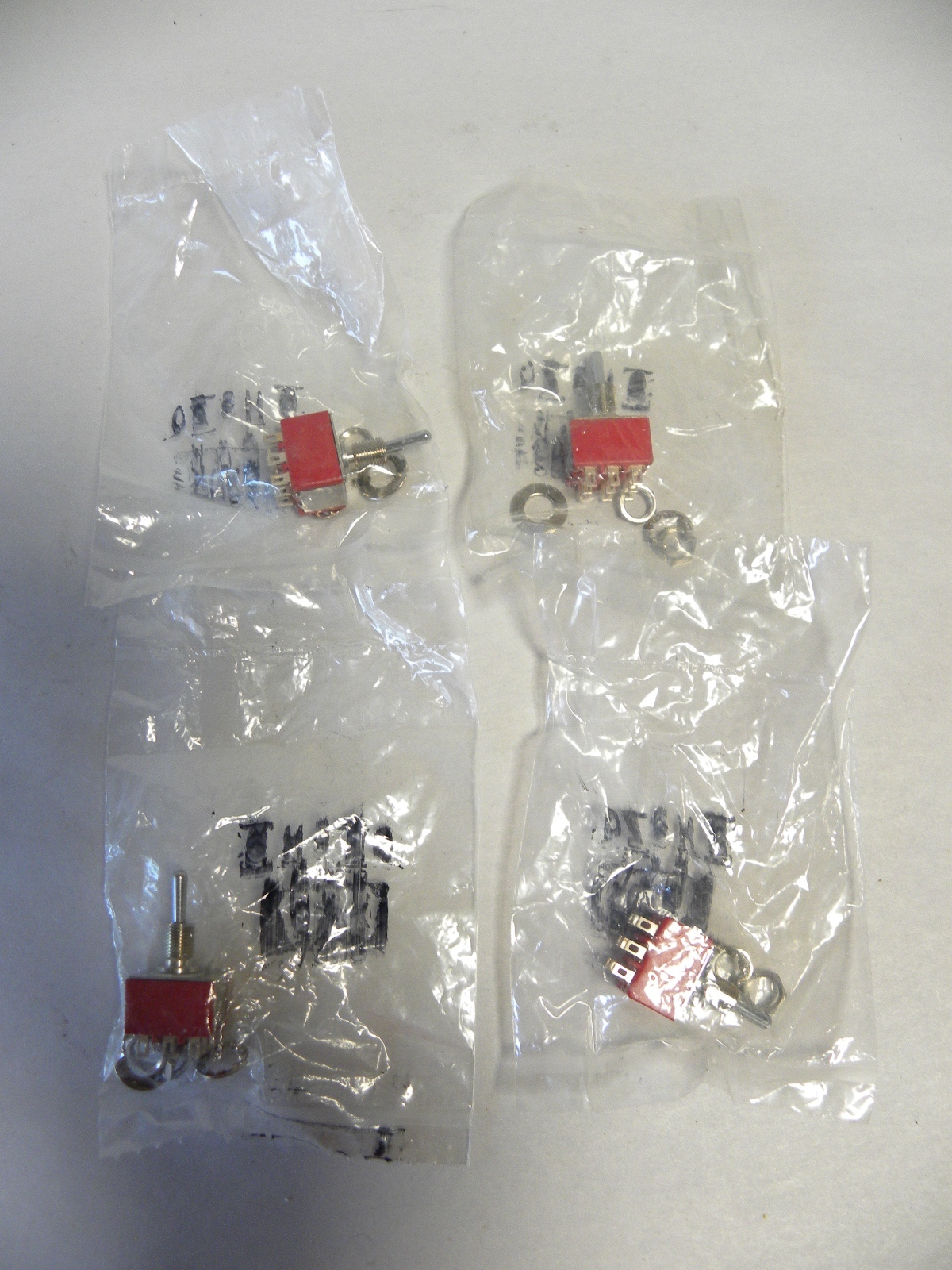Lot "4" NOS Unused C & K Brand Toggle Switch Part 7308 (A4)