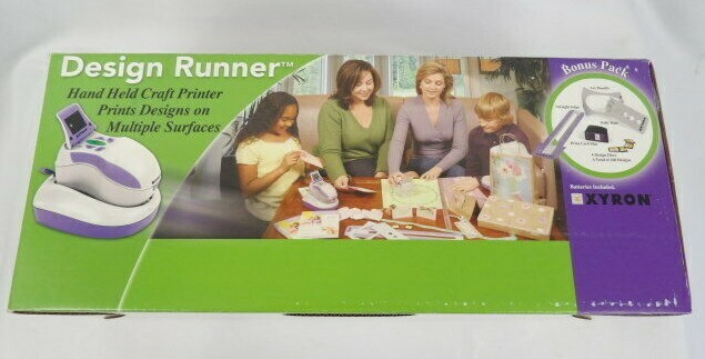 Xyron Design Runner Hand Held Craft Print w/Bonus Pack Scrapbooking Card Making