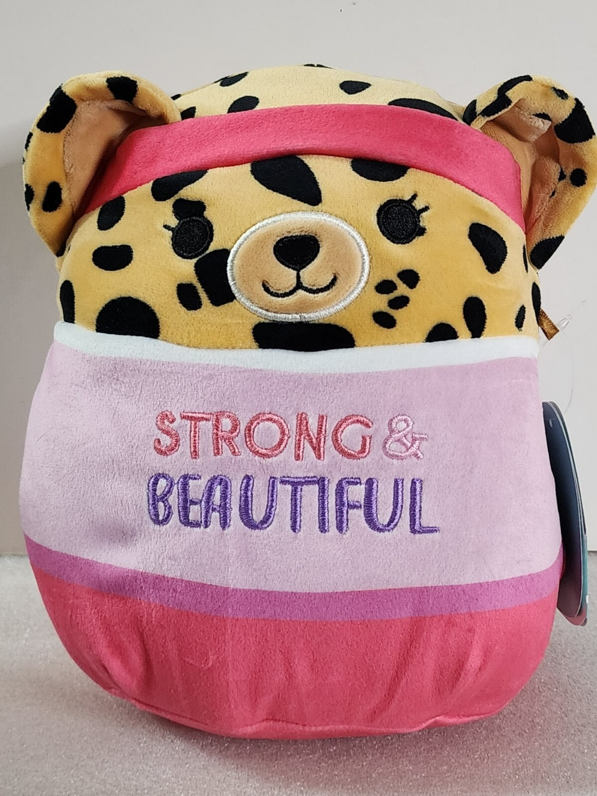 Squishmallows Wellness Squad Lexie the Cheetah Strong & Beautiful 8" NWT