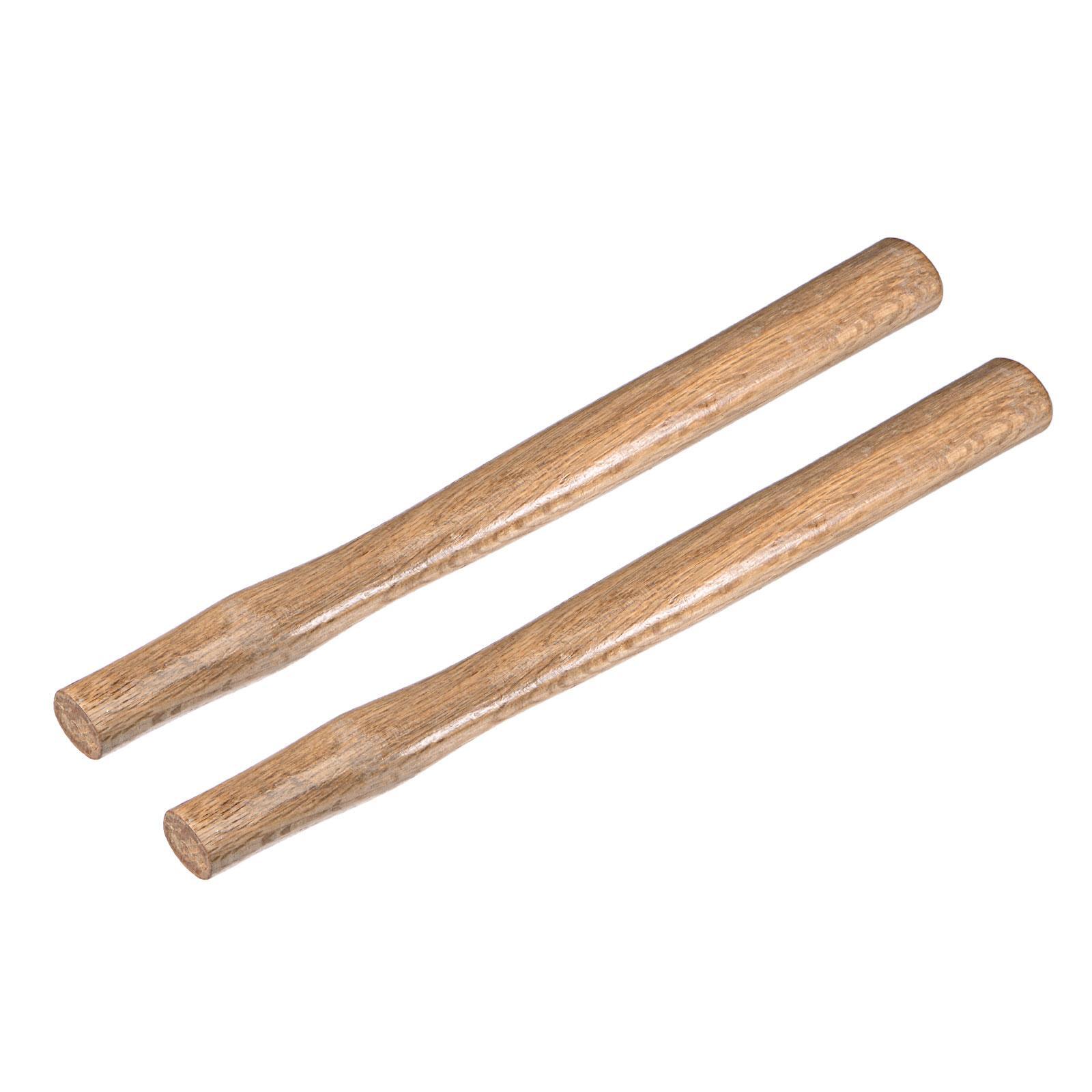15" Hammer Wooden Handle 2 Pack Wood Handle Replacement for Hammer Oval Eye