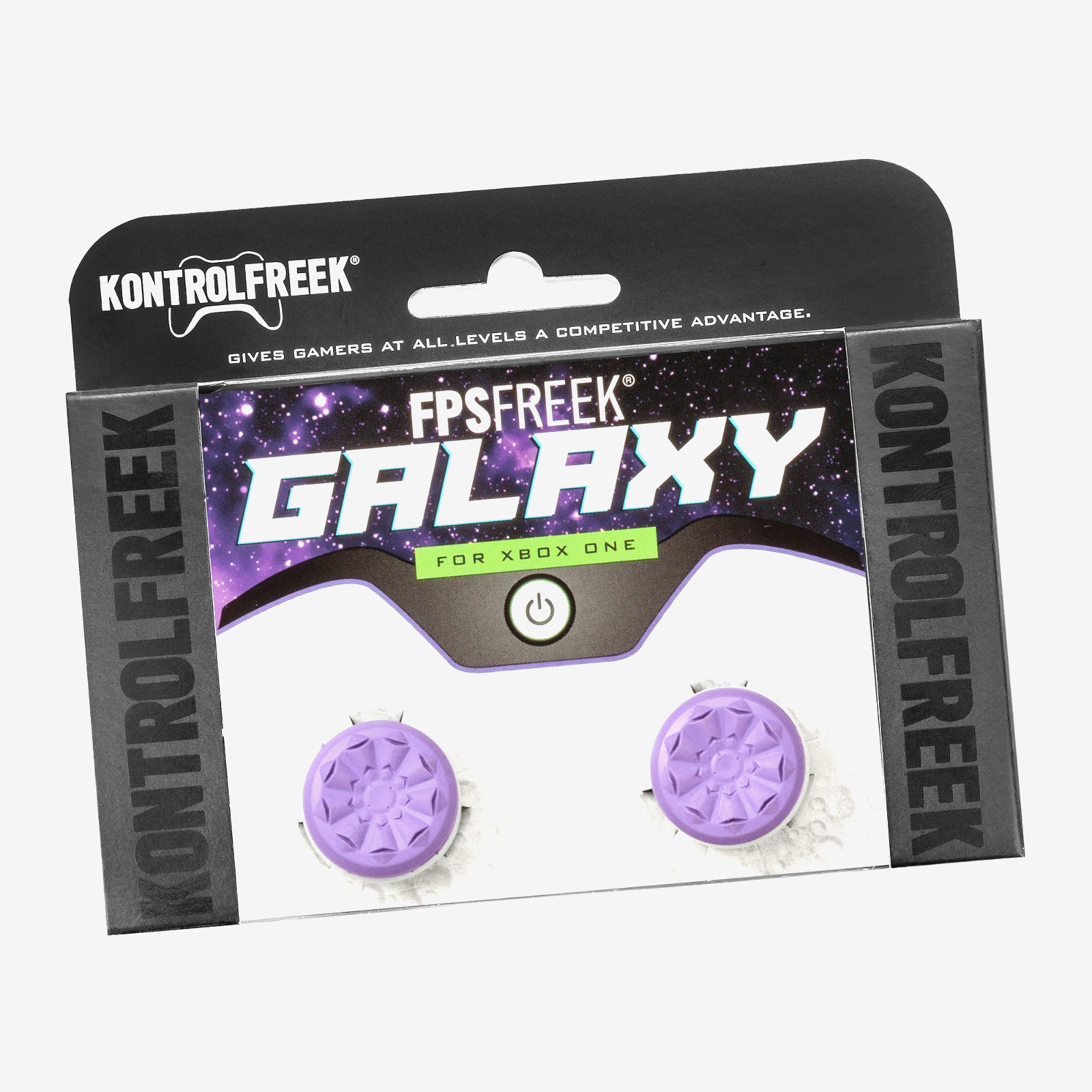 KontrolFreek Galaxy Freek Performance boosting Thumbsticks for Xbox One - Purple