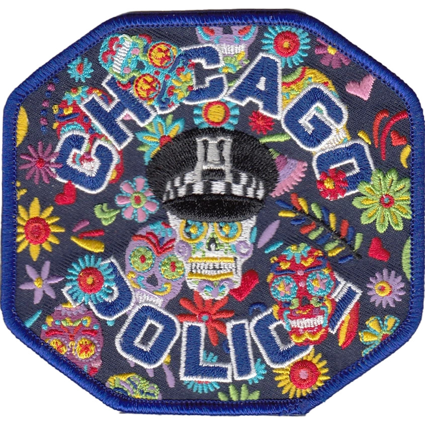 CHICAGO POLICE SHOULDER PATCH: Day of the Dead (Die de Los Muertos)