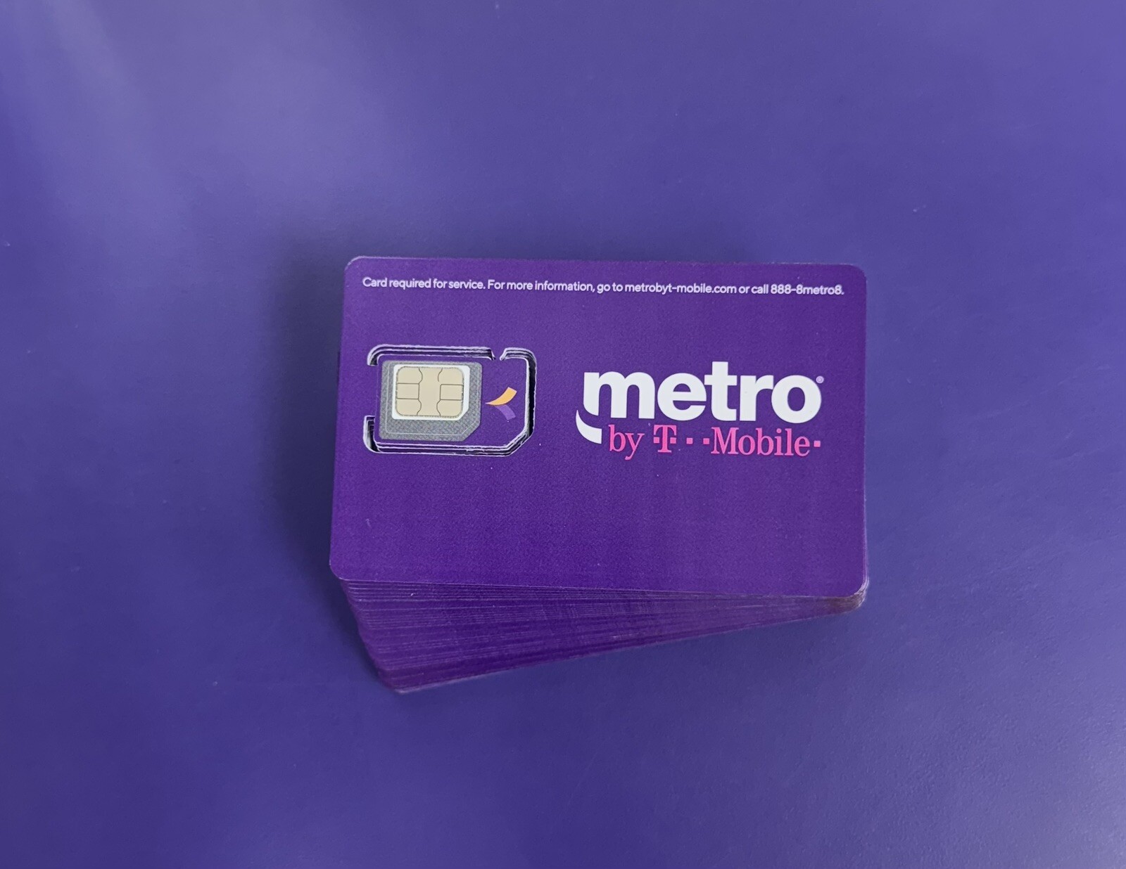 Metro By T-Mobile Triple Cut SIM Card (BRAND NEW) - Lot Of 25