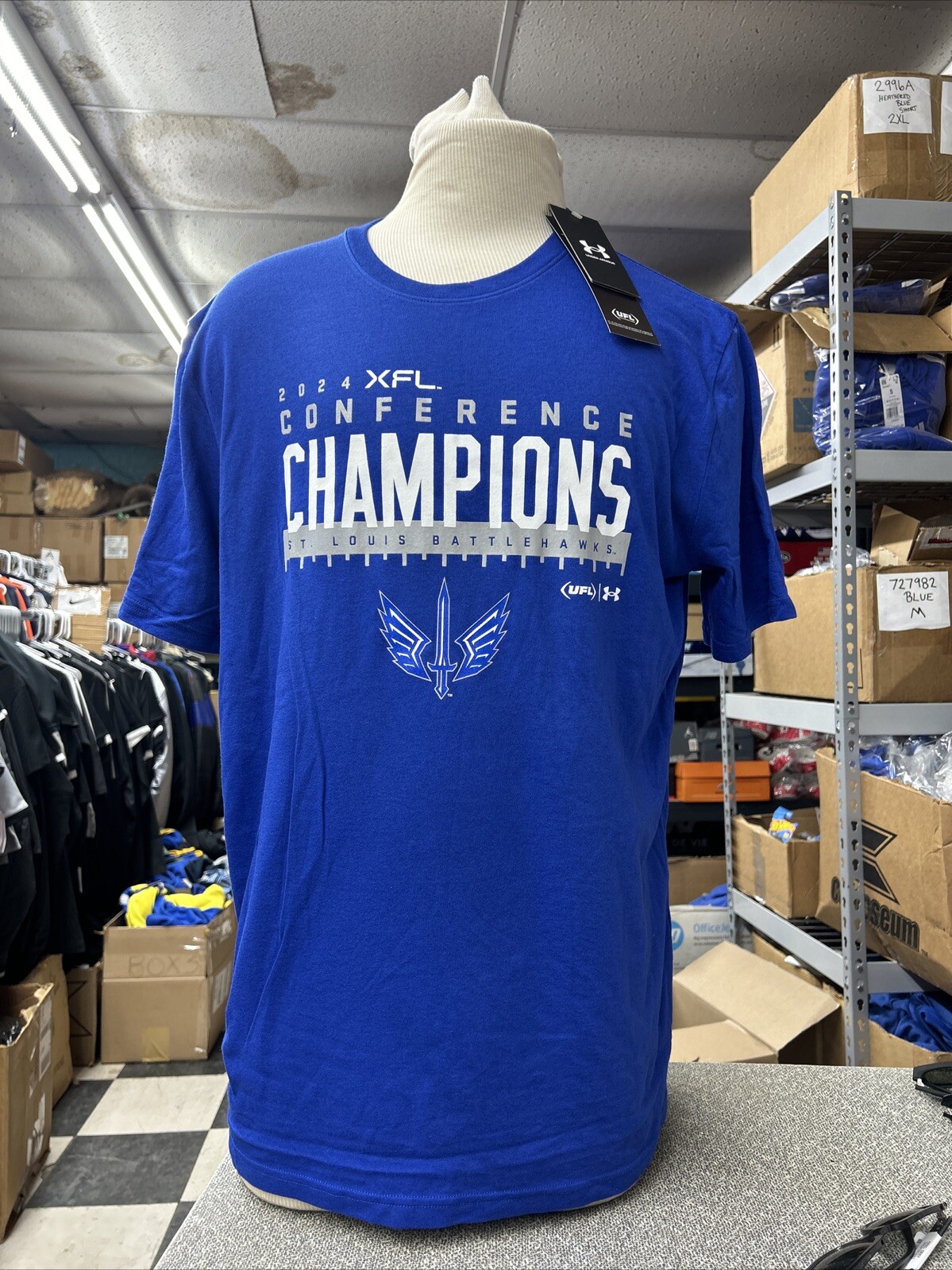 St. Louis Battlehawks T-Shirt XFL Football 3XL