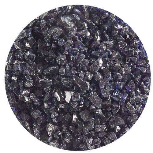 Bullseye Frit Midnight Blue Coarse Transparent 5oz. 90 COE