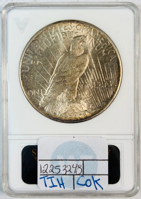 1928 Peace Dollar ANACS MS-60