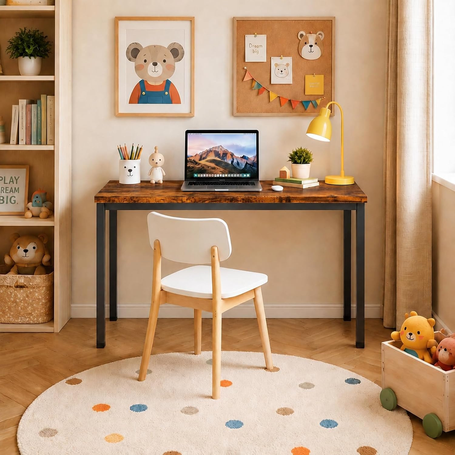 Computer Desk for Small Space,Modern Simple Laptop Desk,Computer Table Study Wri