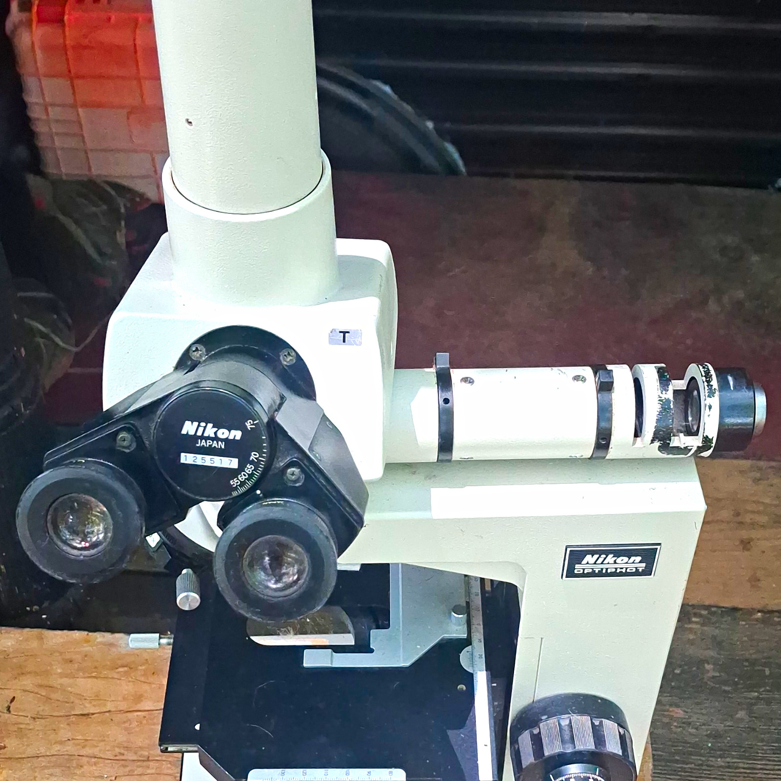 Nikon Optiphot Upright Binocular Compound Microscope 40x-100x