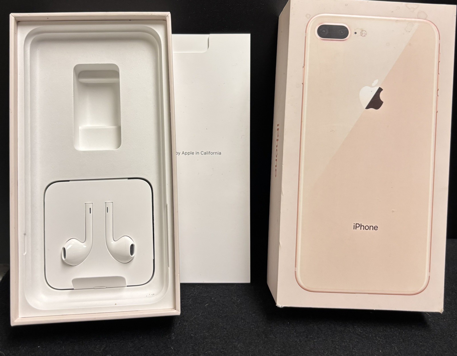 iPhone 8 Box & Original NEW UNUSED Ear Buds