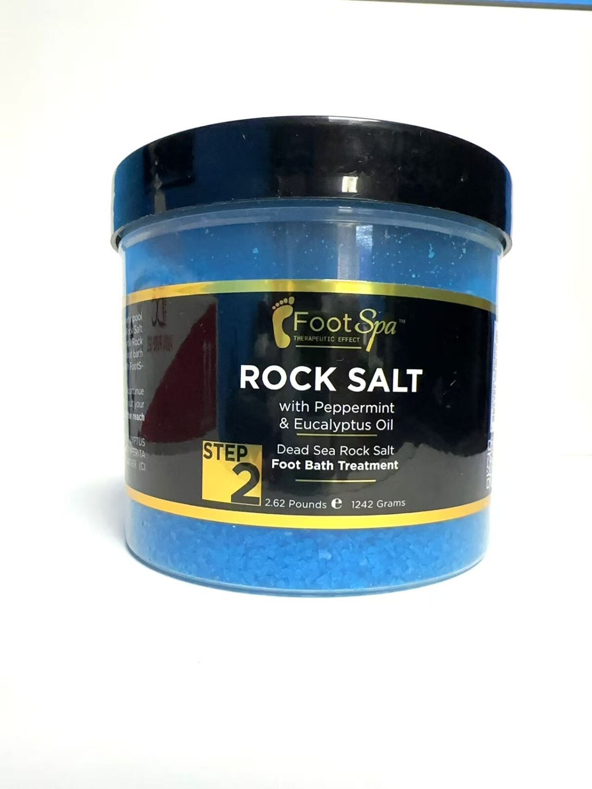 Foot Spa Soak Pedi Bath Salt Dead Sea Salts Eucalyptus Peppermint Oil 2.62 Pound