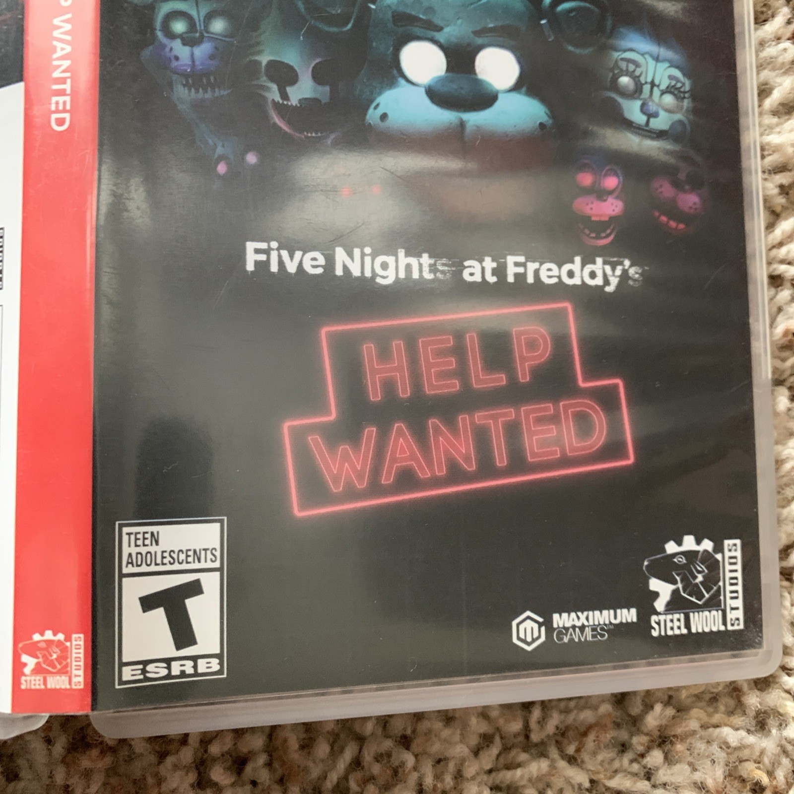 Empty Replacement Case! Five Nights At Freddy’s : Help Wanted Nintendo Switch