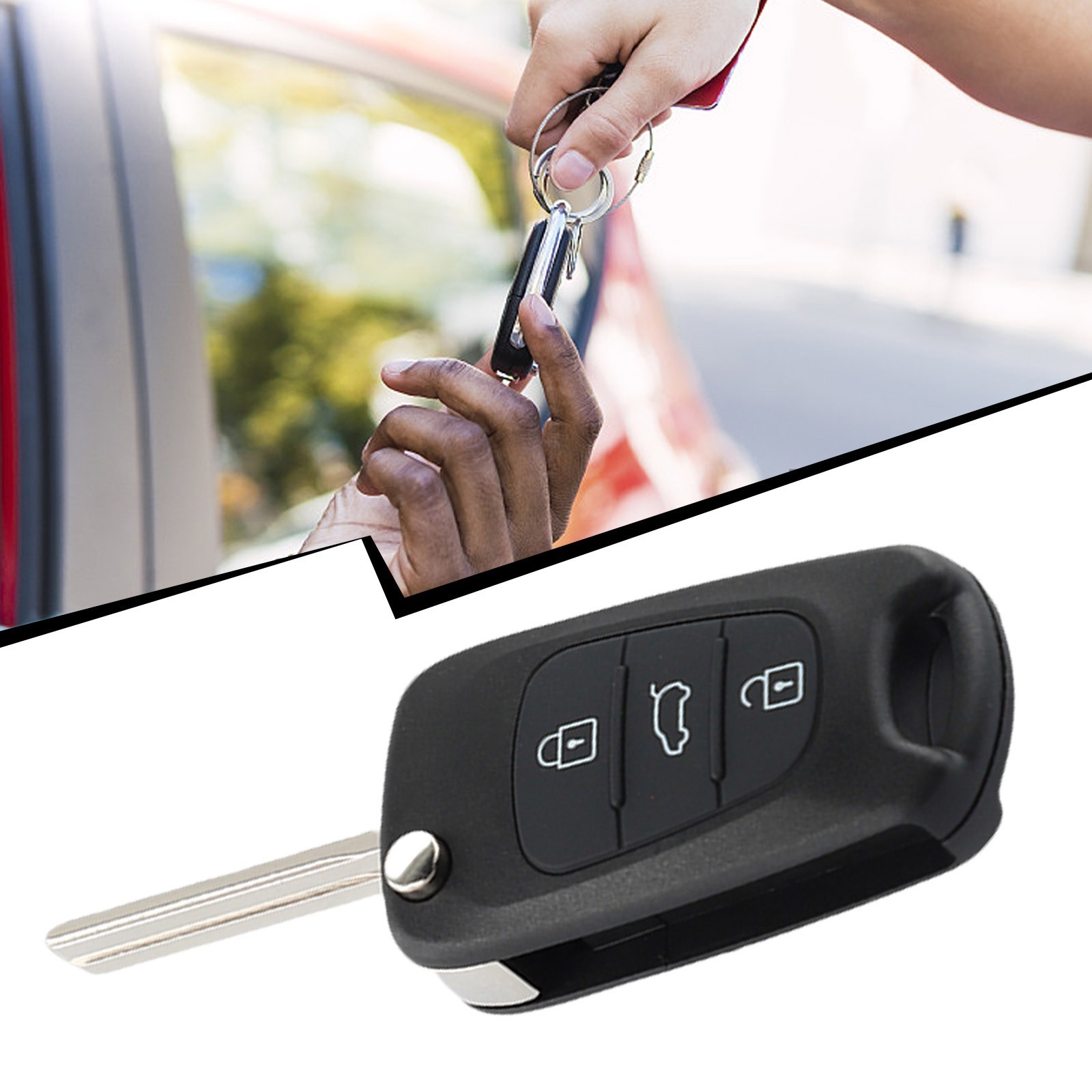 For Hyundai I20 Remote Key Case Parts & Accessories 954301J000 954301K001 Black