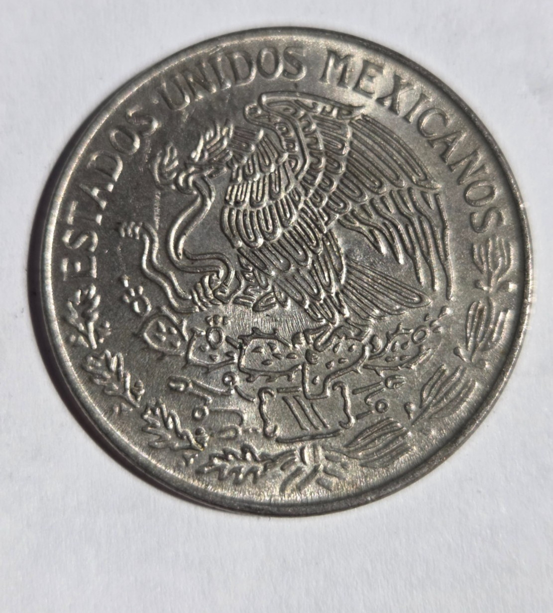 1980 Mexico Un 1 Peso Open 8