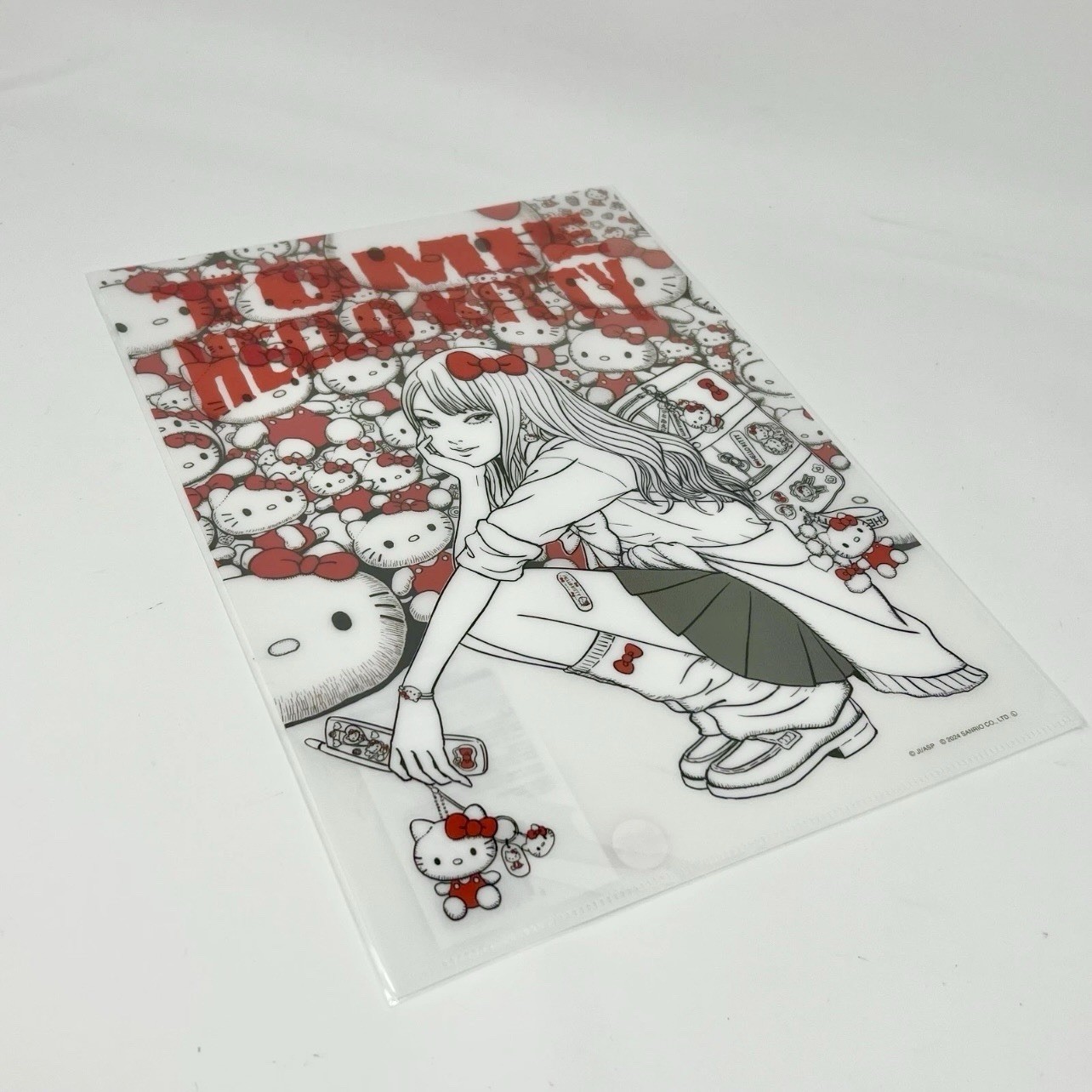 Junji Ito x Sanrio Hello Kitty Gal Tomie Clear File Folder limited