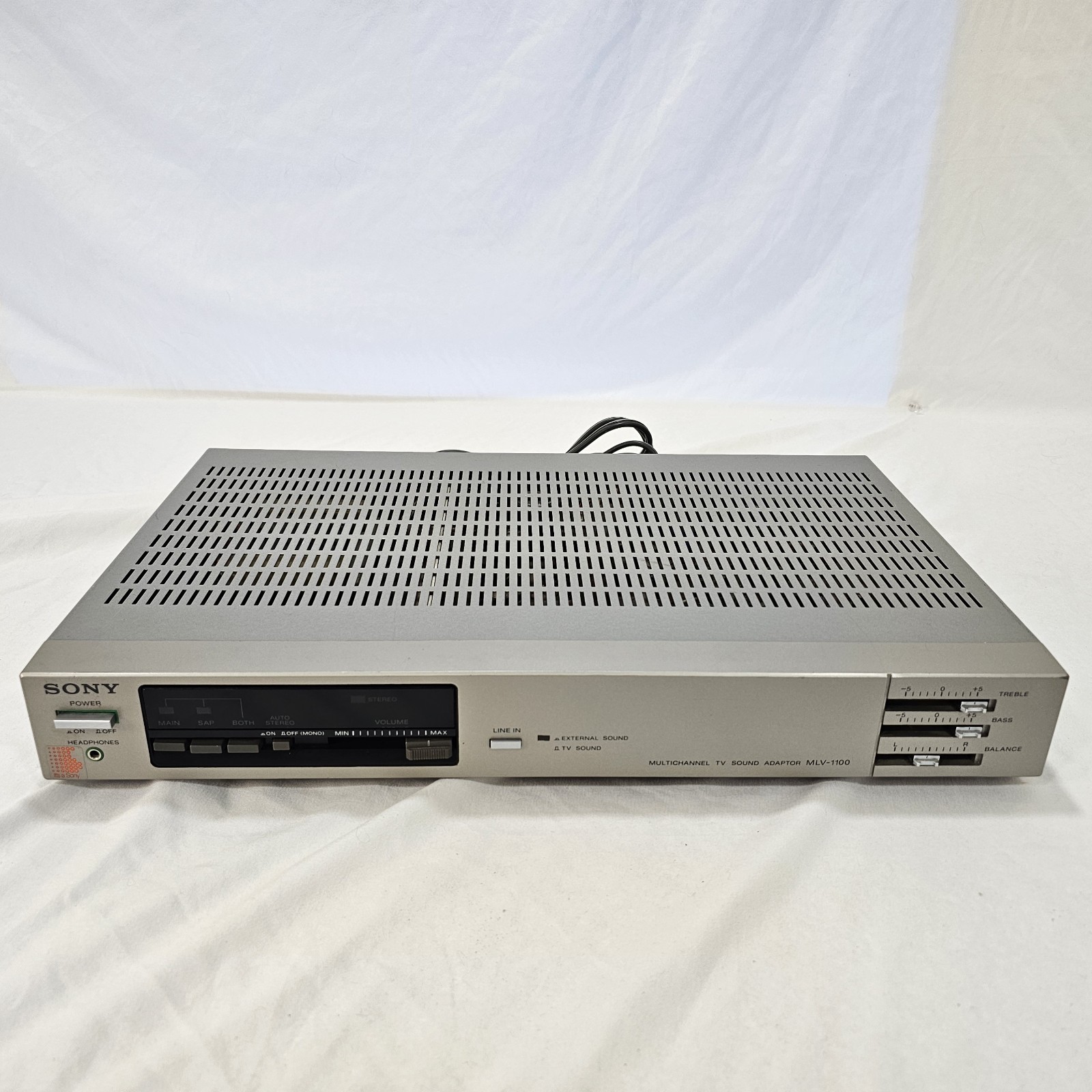 Sony MLV-1100 Multichannel TV Sound Adapter Stereo Amplifier Tested Working...