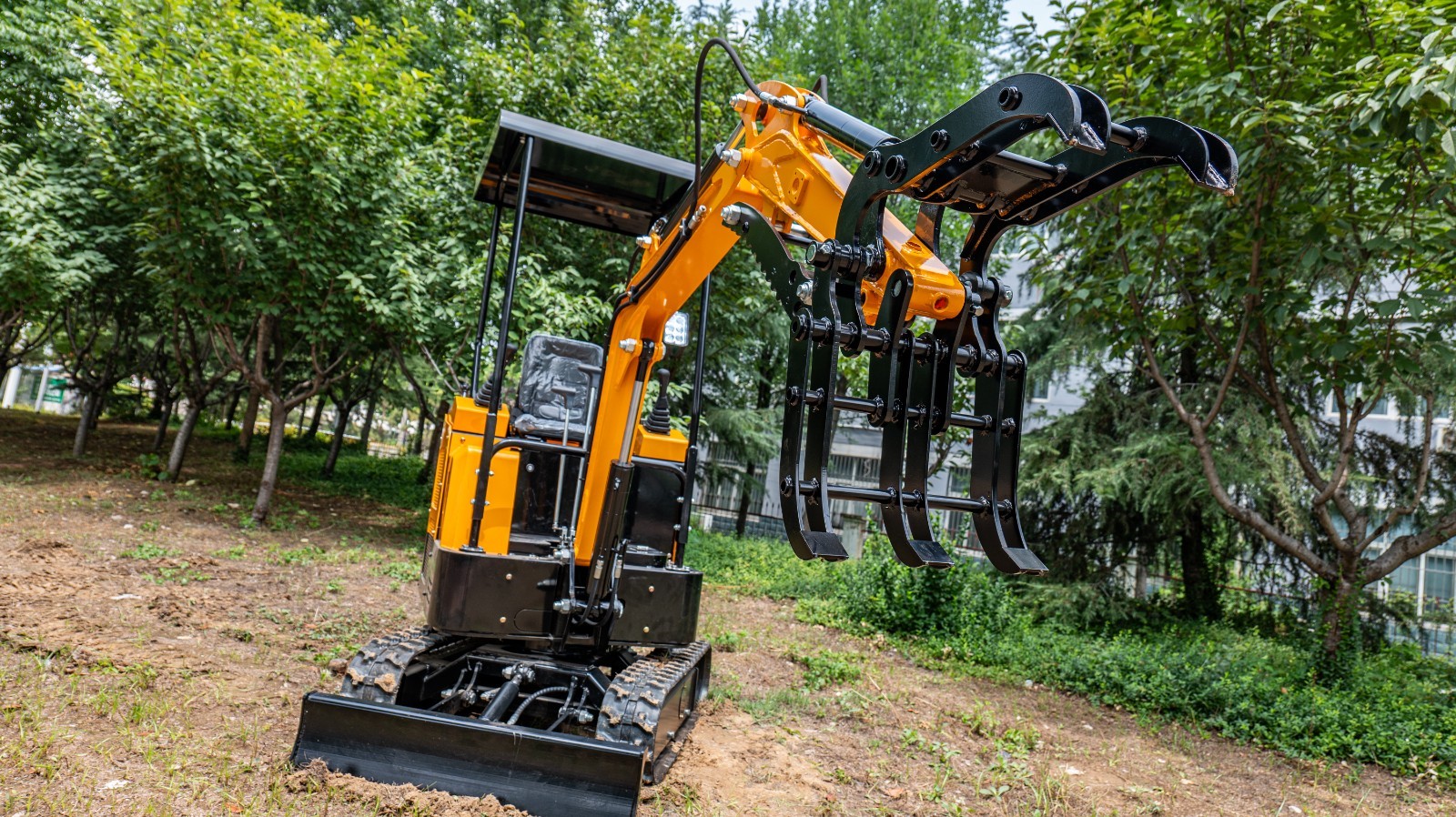 Wood Grabber Grapple for Mini Excavator Grapple Use for Small Digger