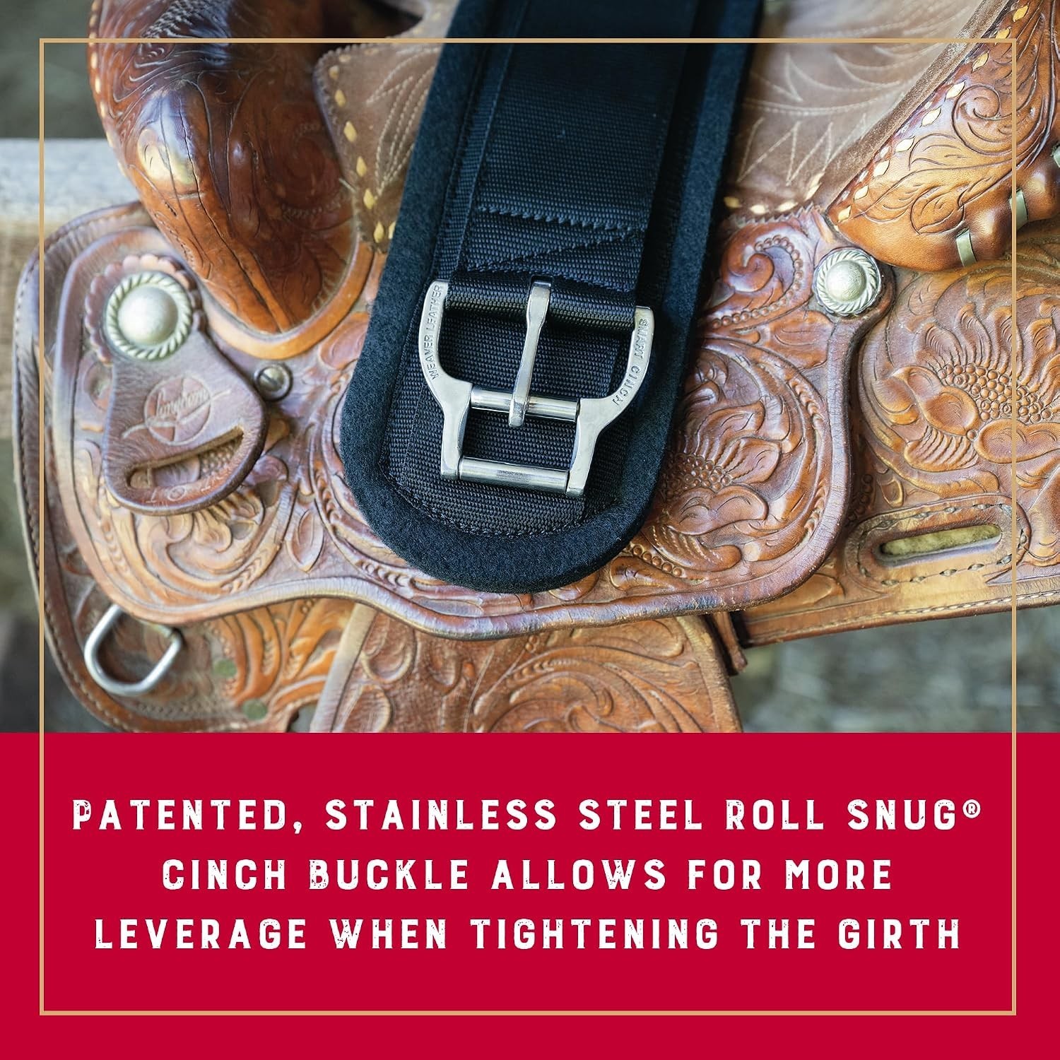Professional Grade 30" Horse Cinch with Buckle