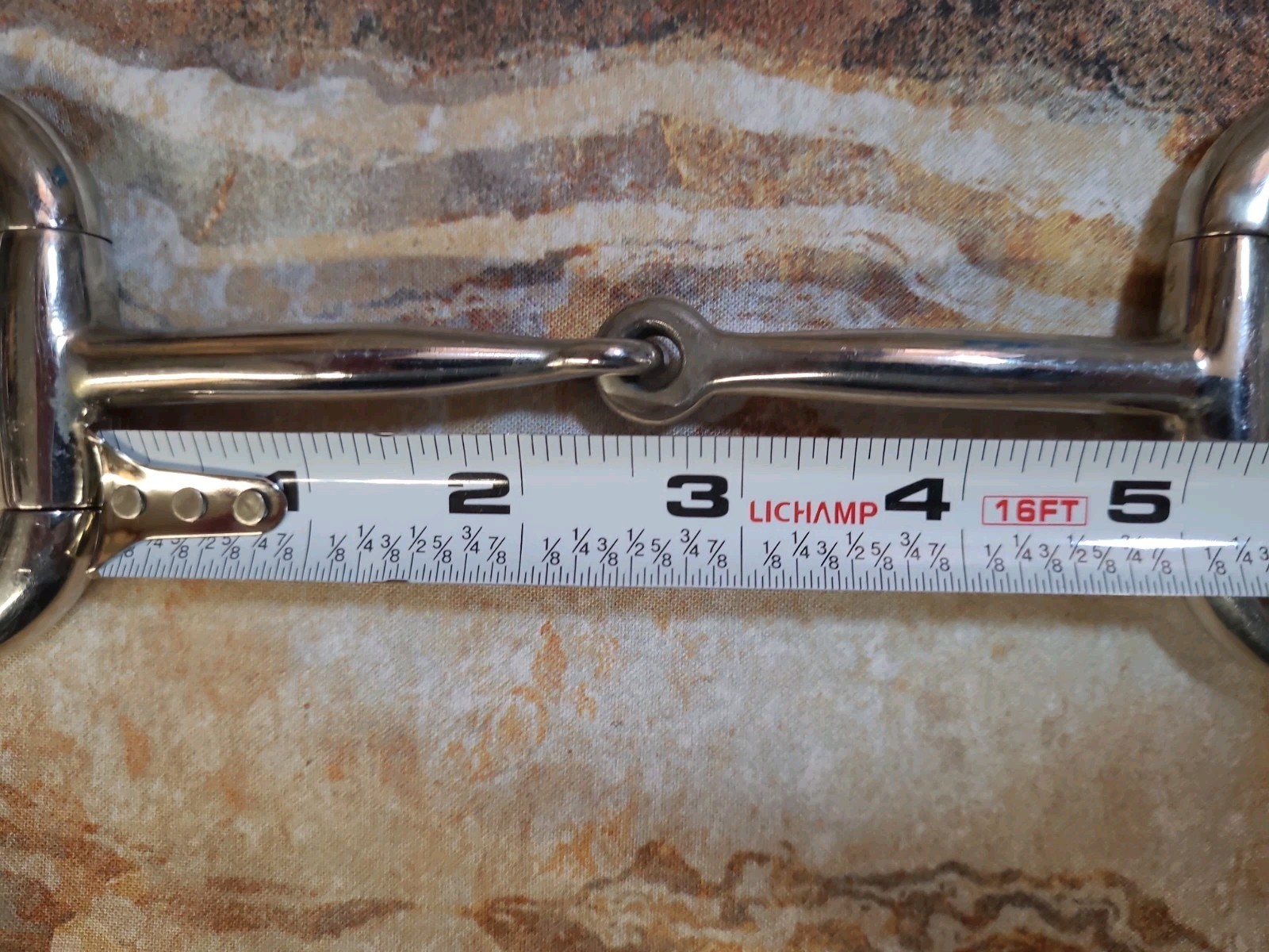 Jeremiah Watt (JWP) Stainless Eggbutt Snaffle Bit 5"
