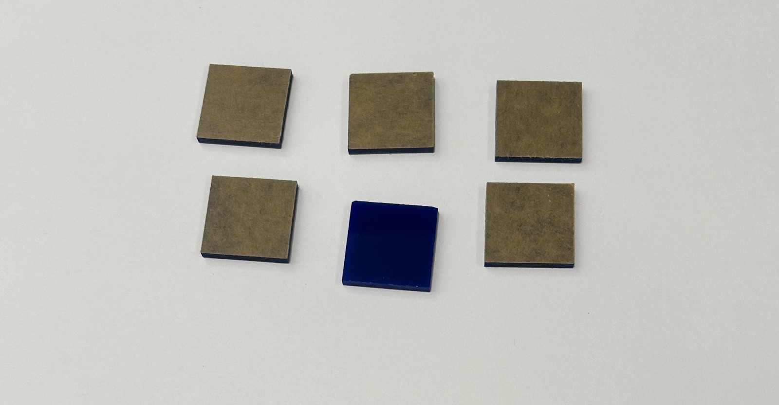 Star Wars Acrylic Squares Translucent 1/8" Thick Dark Blue
