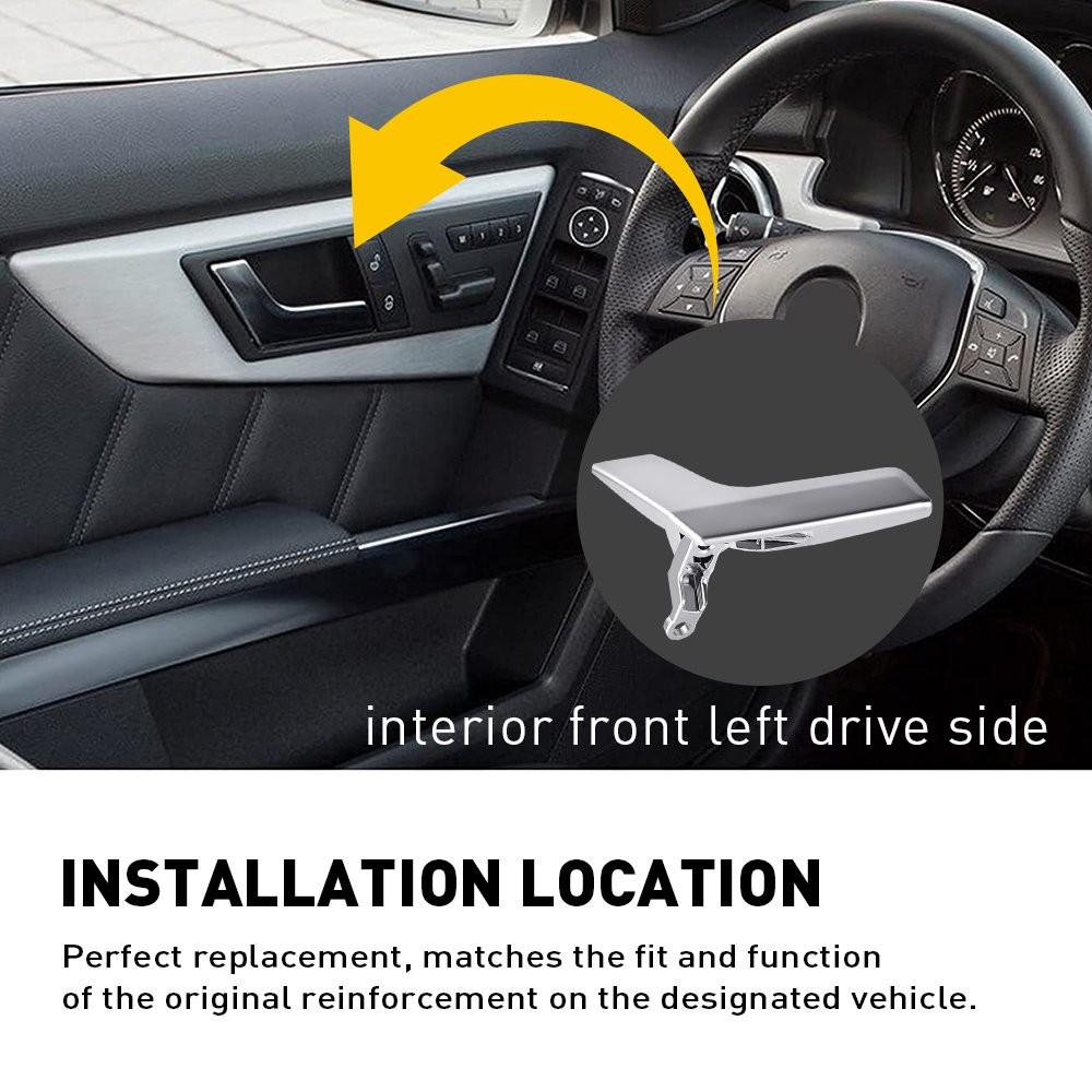 Inside Interior Door Handle LH Driver Side Front For Mercedes-Benz C & GLK Class