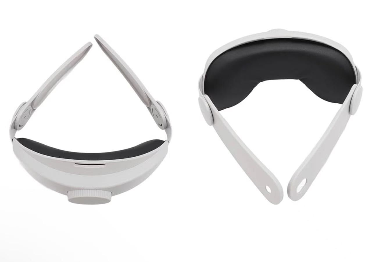 VR Headset Strap Replacement, Adjustable VR Head Strap Portable Lightweight Soft