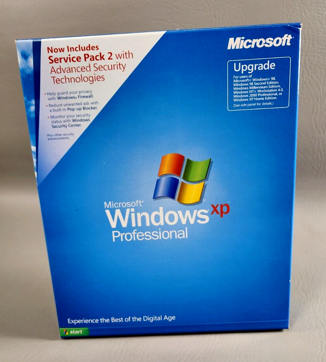 Microsoft Windows XP Professional Upgrade (License + Media) {1 User/s}