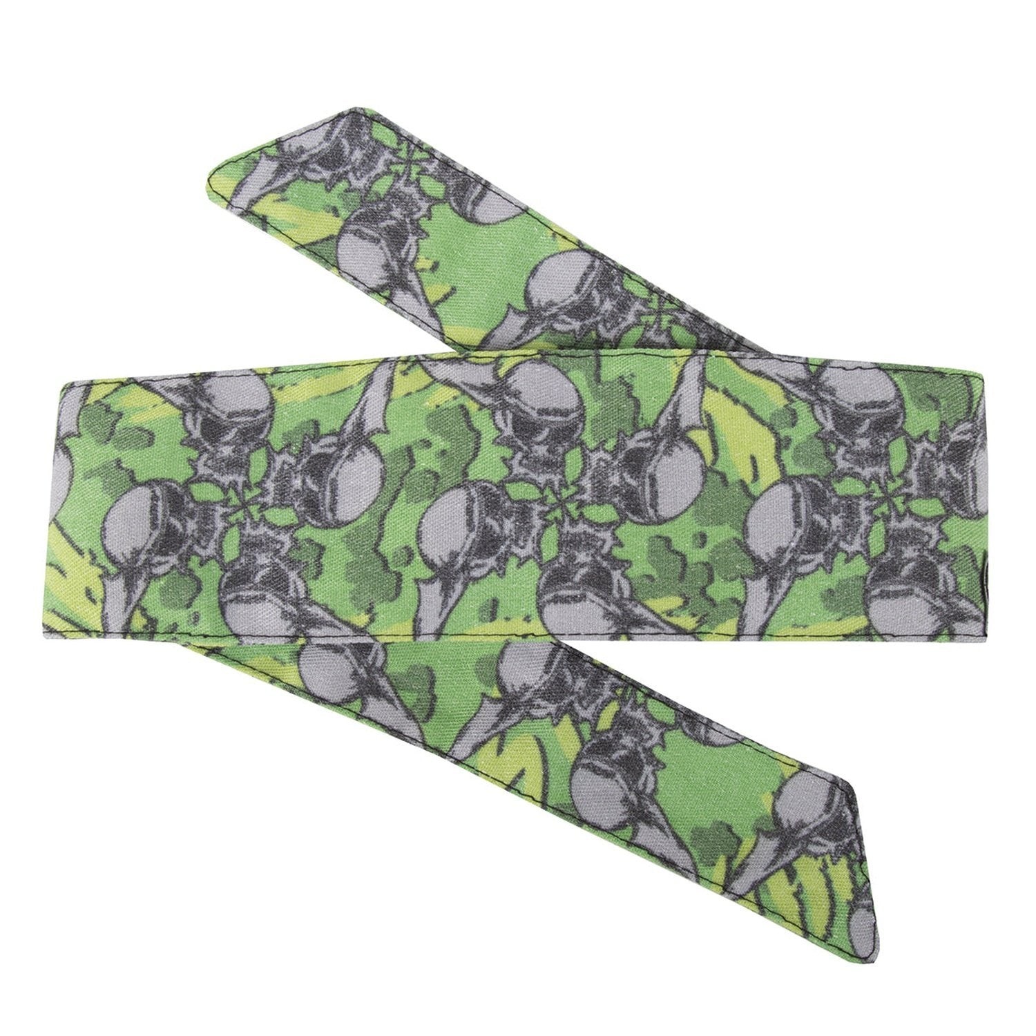 HK Army Headband - Hostilewear Vintage - Skulls Neon