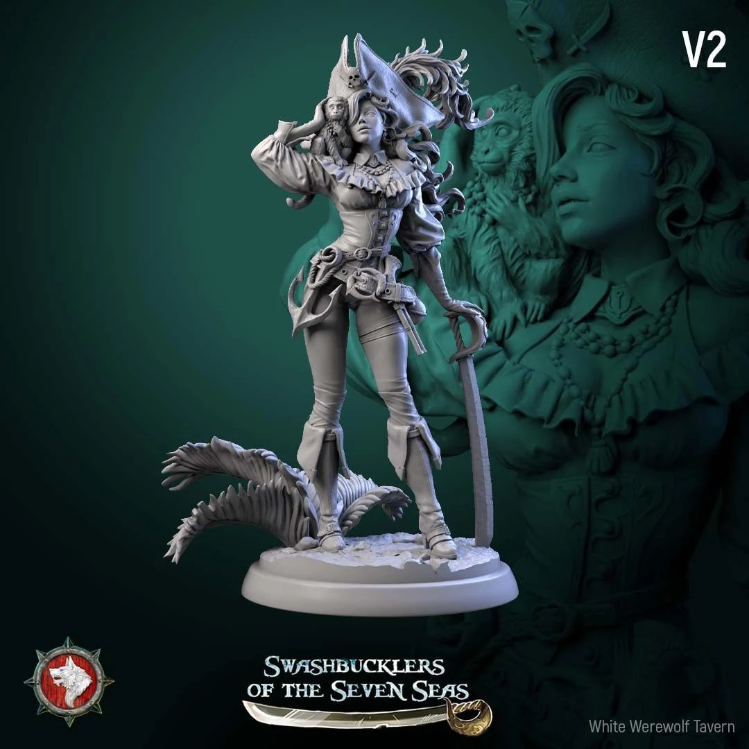 Elisa Stormbreaker - Resin Tabletop Miniature