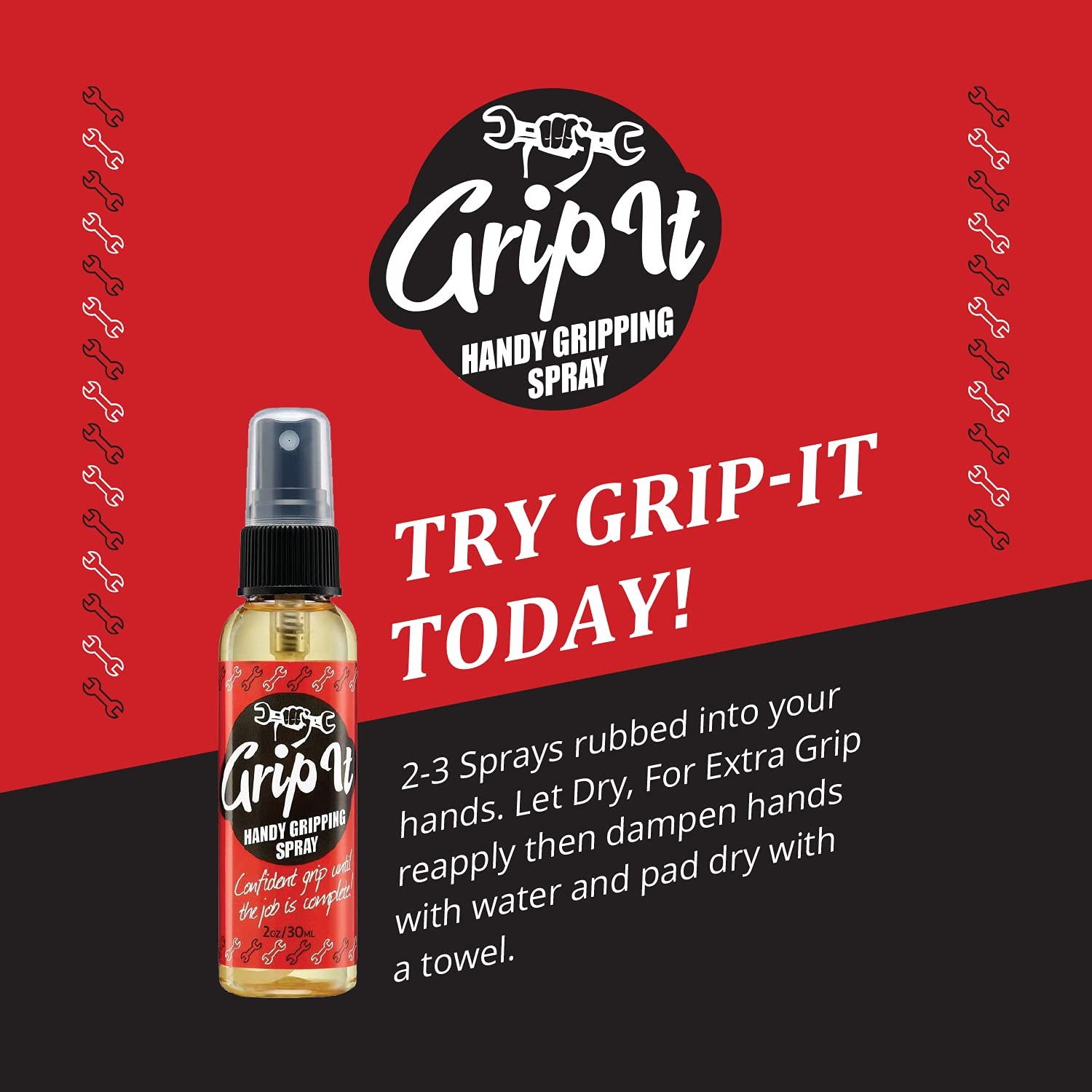 Grip-It Hand Grip Spray 2 Oz – Pole Grip for Pole Dancing & Aerial Silk Workou