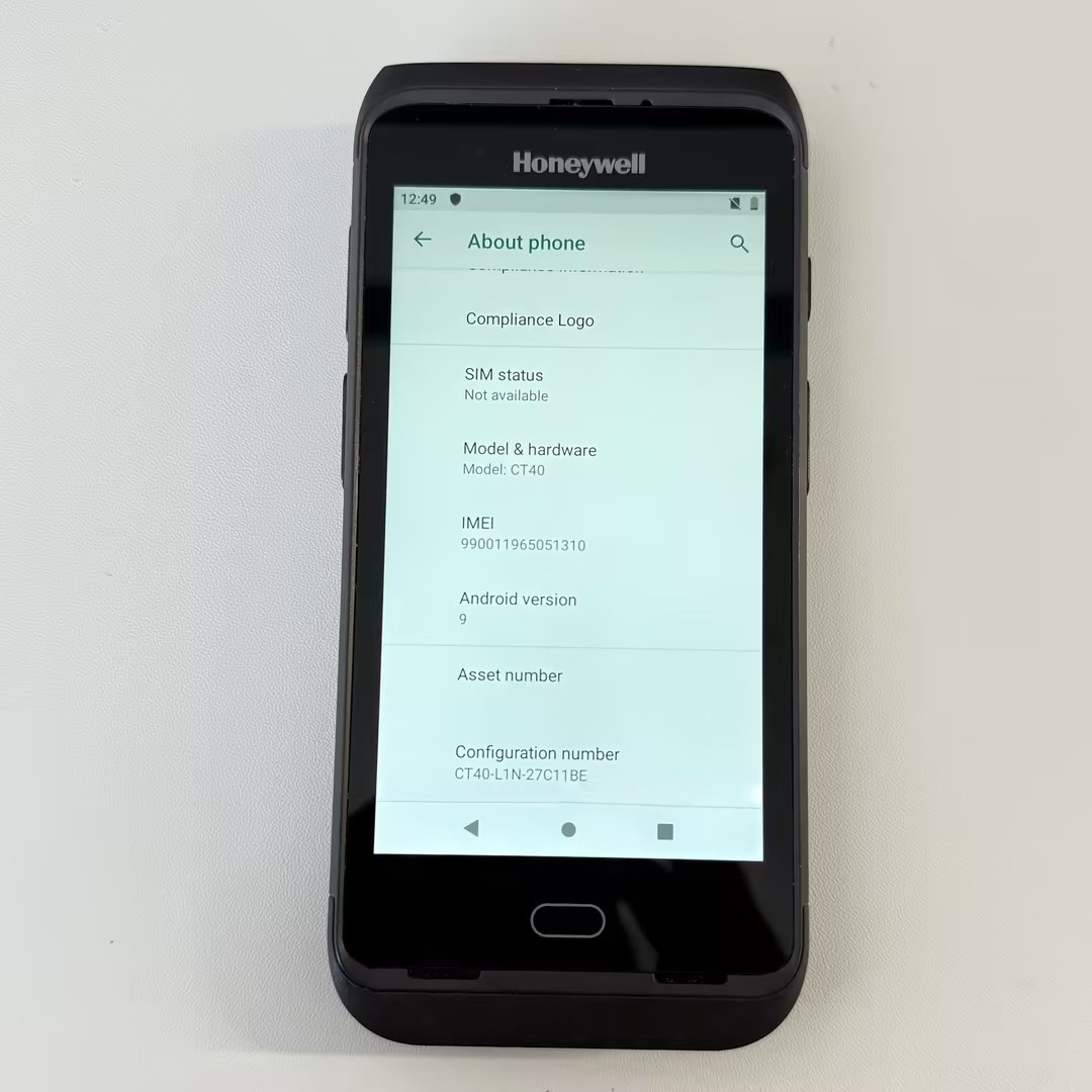 Honeywell Mobile Computer CT40-L1N-27C11BE Barcode Scanner CT40 Android GMS WWAN
