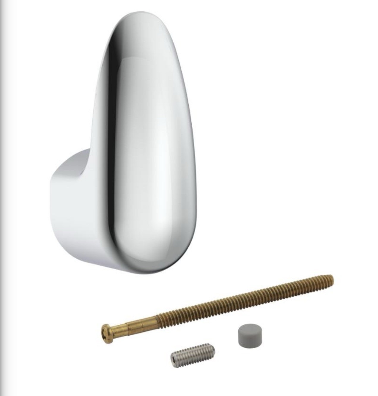 Delta Commercial 061055A Single Lever Diverter Handle w/ screw & button Chrome