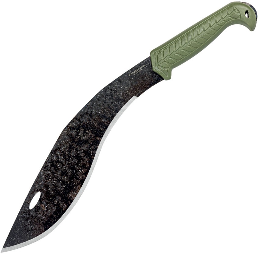 Condor Terrakukri Army Green 1075HC Fixed Blade Kukri 286213AHC
