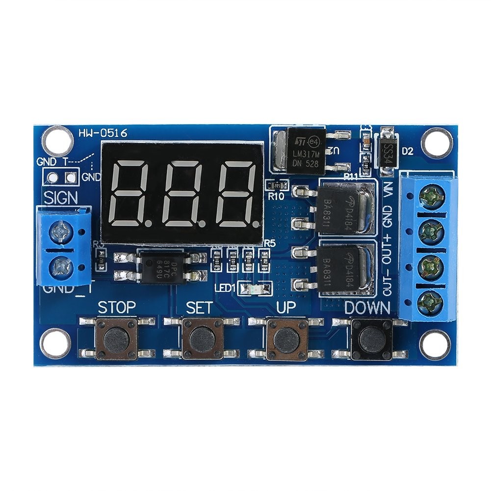 Time Delay Relay, Delay Off Timer Relay, DC 5V-36V Cycle Delay Timer Switch T...