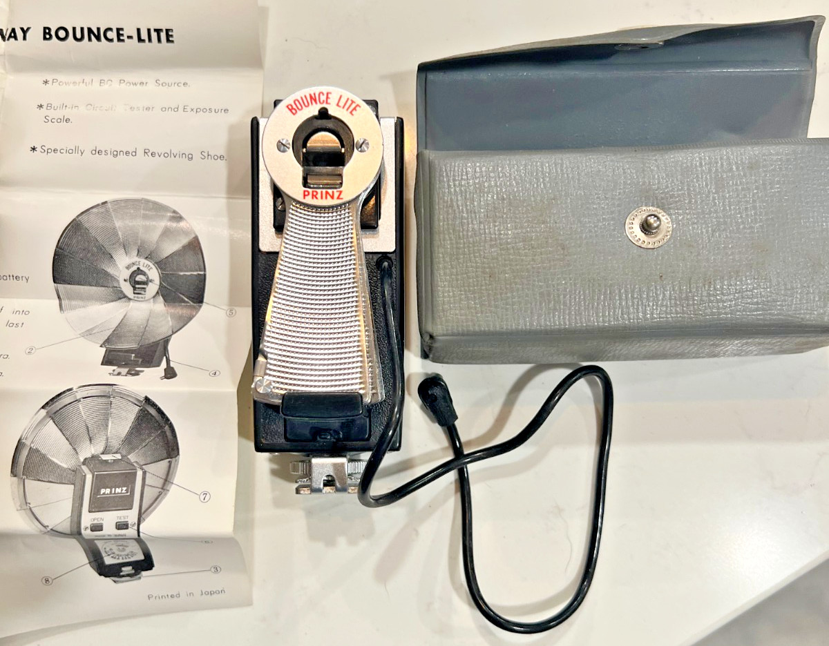 Vintage PRINZ BOUNCE LITE FLASH UNIT - Made in Japan