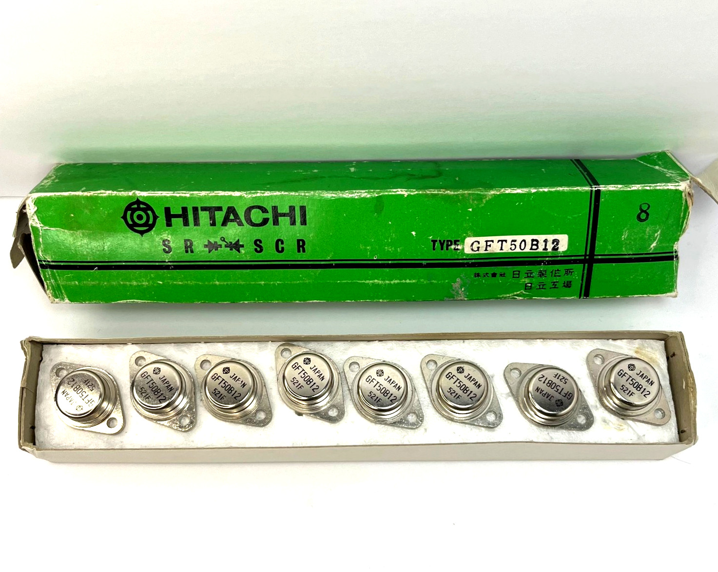 Lot of 8 Hitachi GFT50B12 SCR Thyristor NOS Japan Industrial Vintage Repair