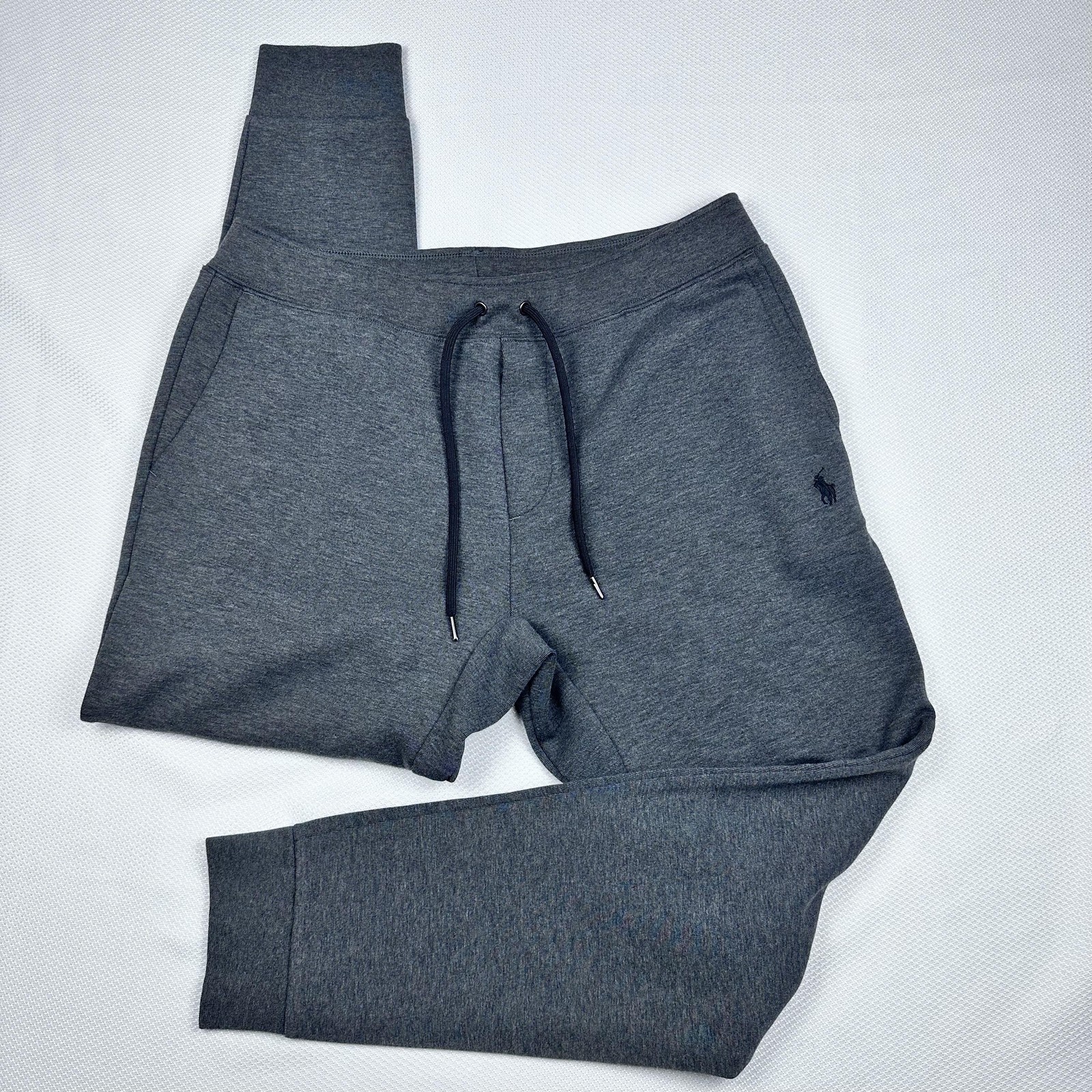 Polo Ralph Lauren Jogger Pants Mens Large Gray Sweatpants athleisure tapered fit