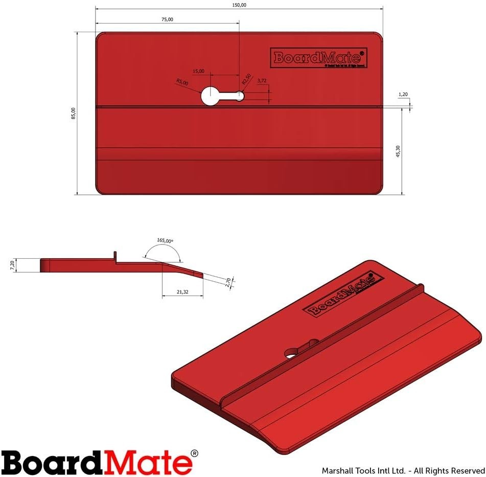 Speedy Drywall Fitting Tool Set - 2 Acrylic Boardmates for Fast Installations