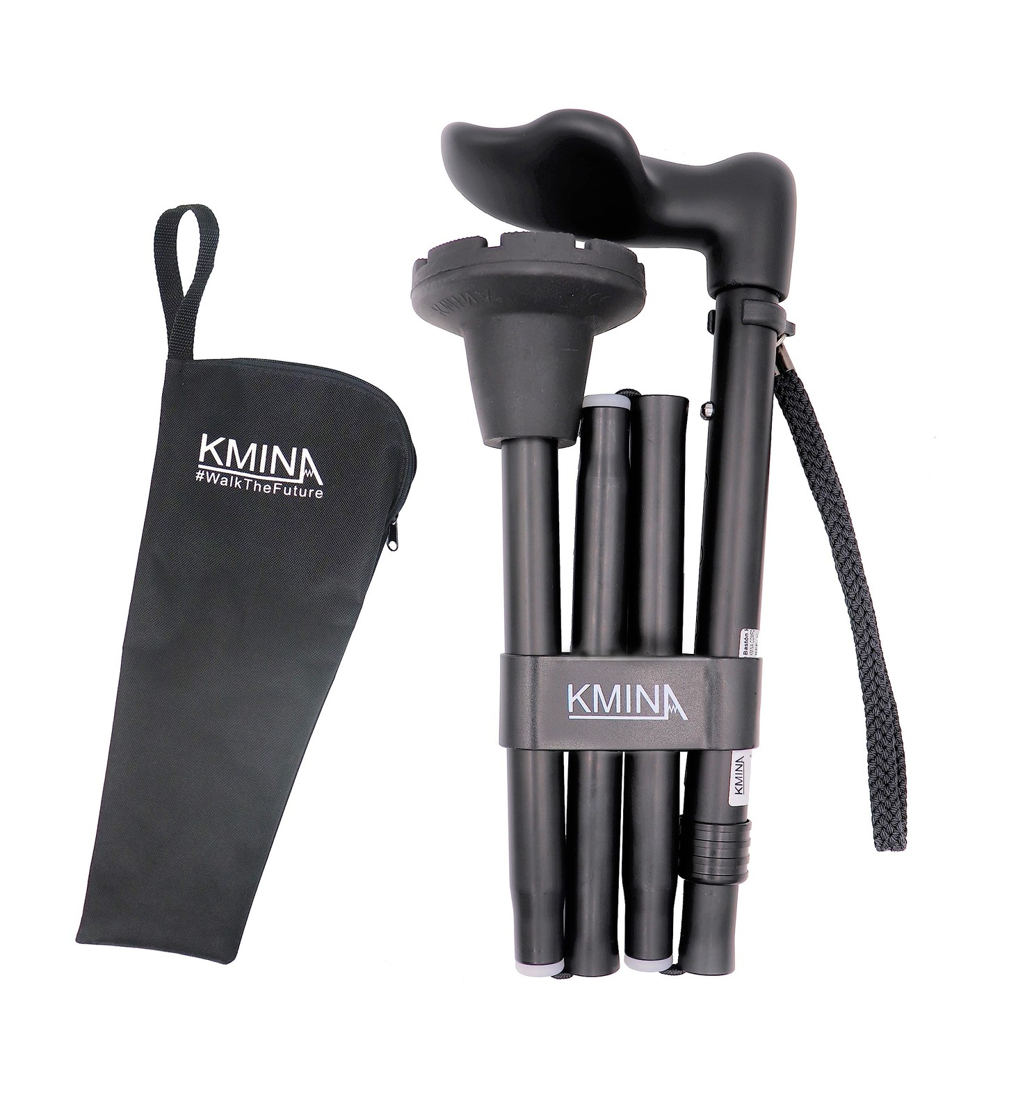 Ergonomic Walking Cane for Women and Men Left Handed, Anatomical Palm Grip, A...