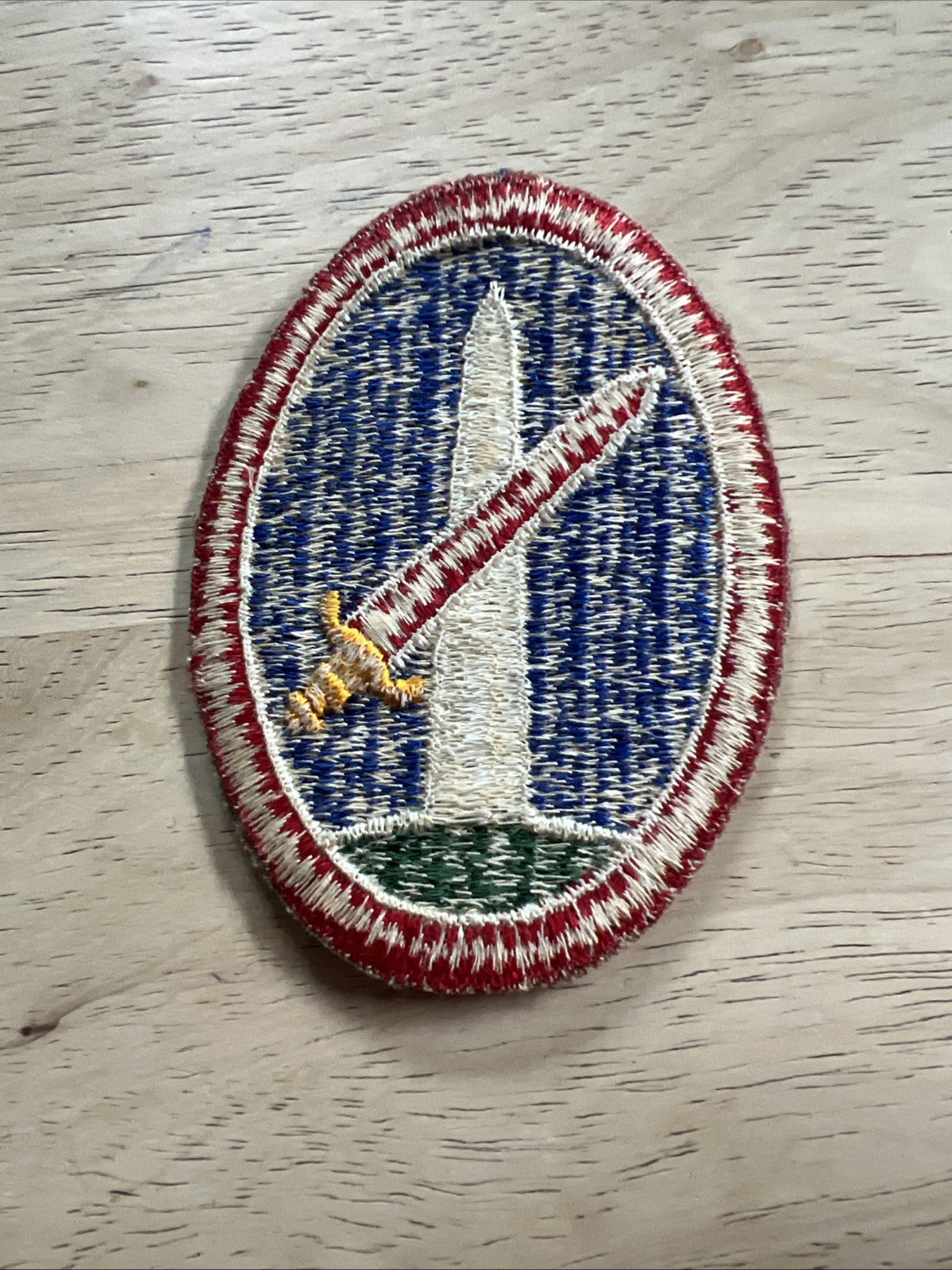 Army us WASHINGTON DISTRICT WW2 Original Patch