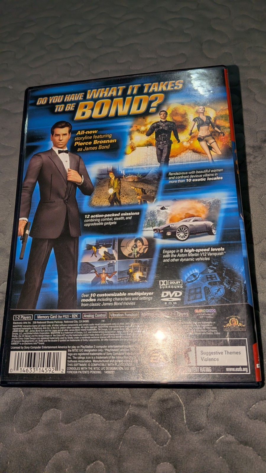 007 Nightfire PlayStation 2 - CASE ONLY