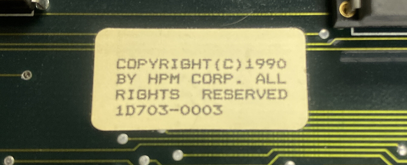 HPM,1D703-0003,Mass Memory Board