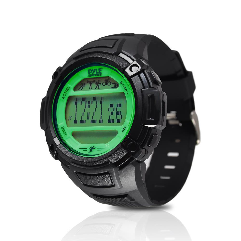 New Pyle PAST44GN Pedometer, Sleep Monitor Wrist Watch 'Shake to Wake' Stopwatch