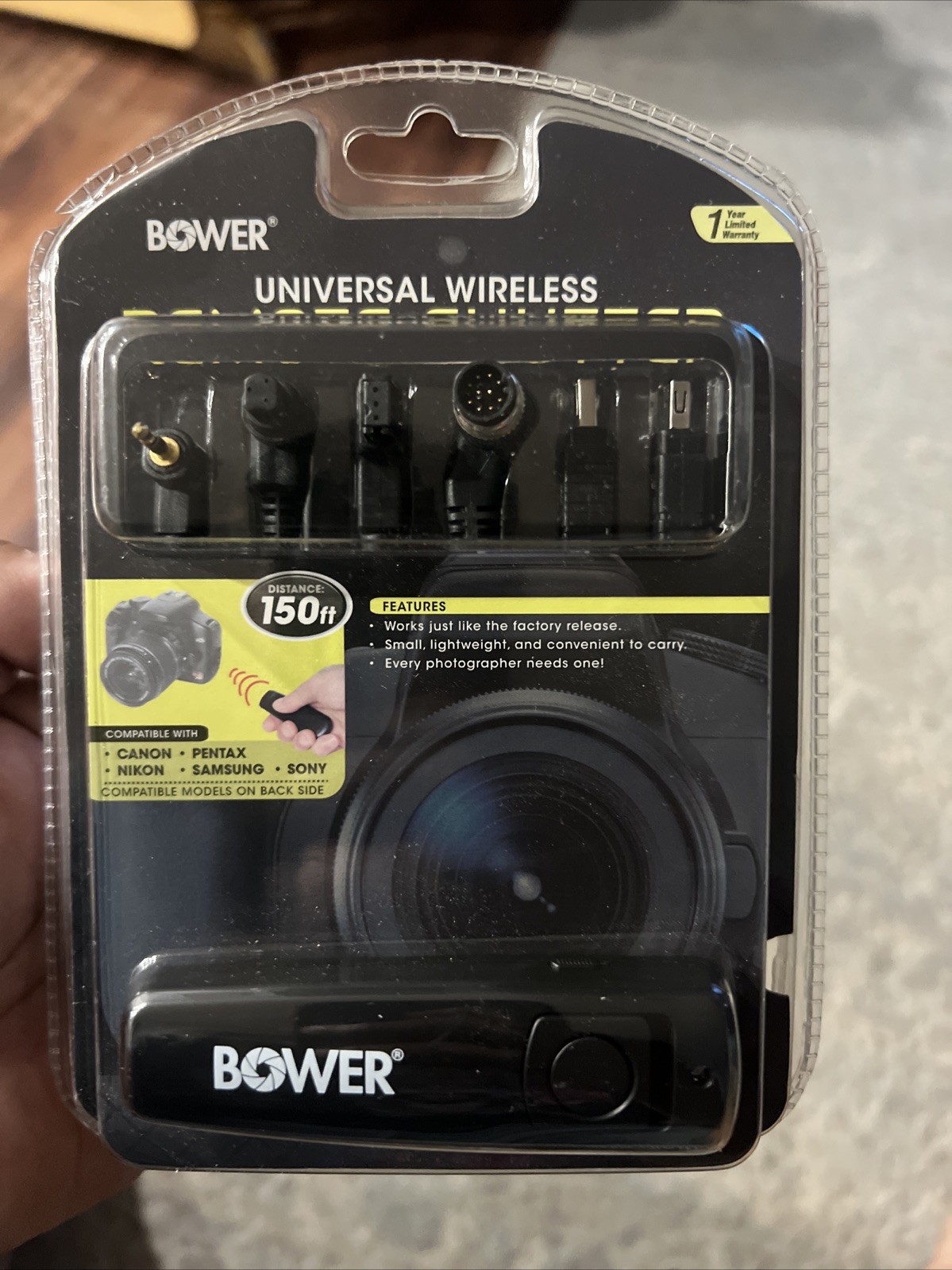 Bower RCWUNI Universal Wireless Remote Shutter, New in Package!