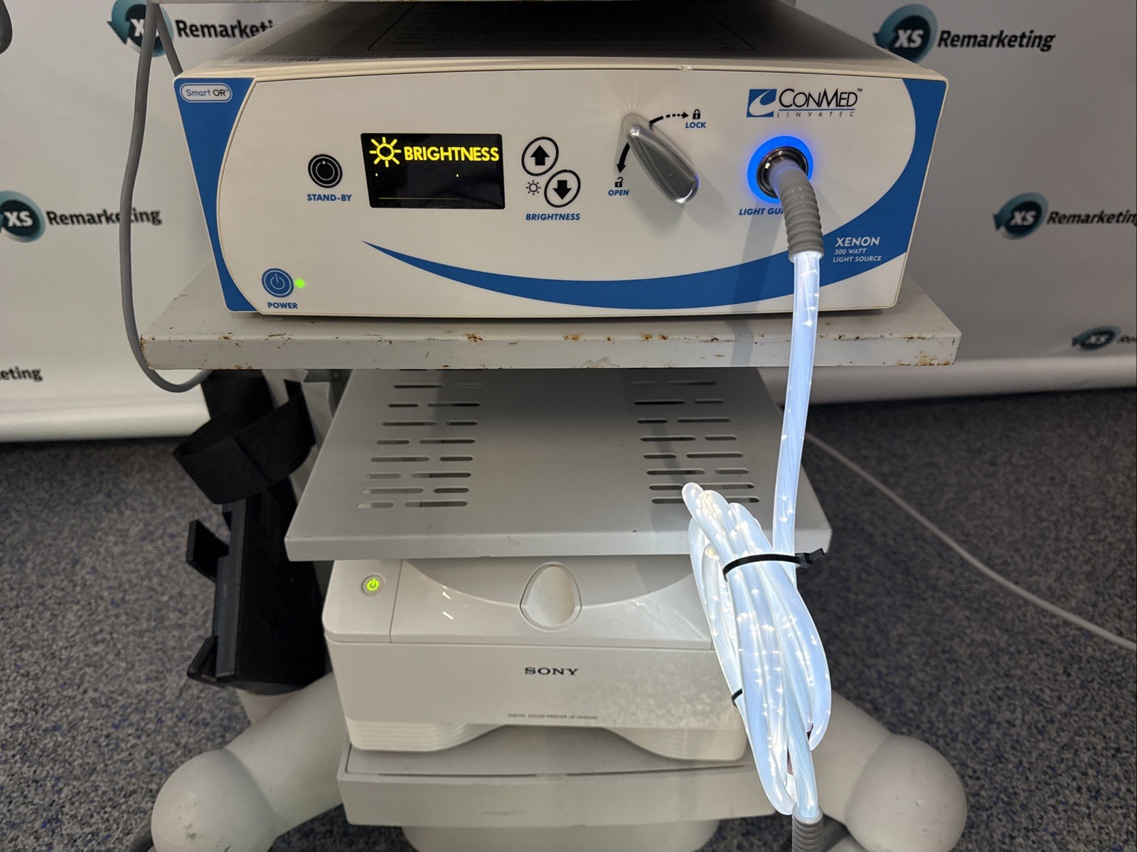 ConMed Smart OR HD Video Cart With Components