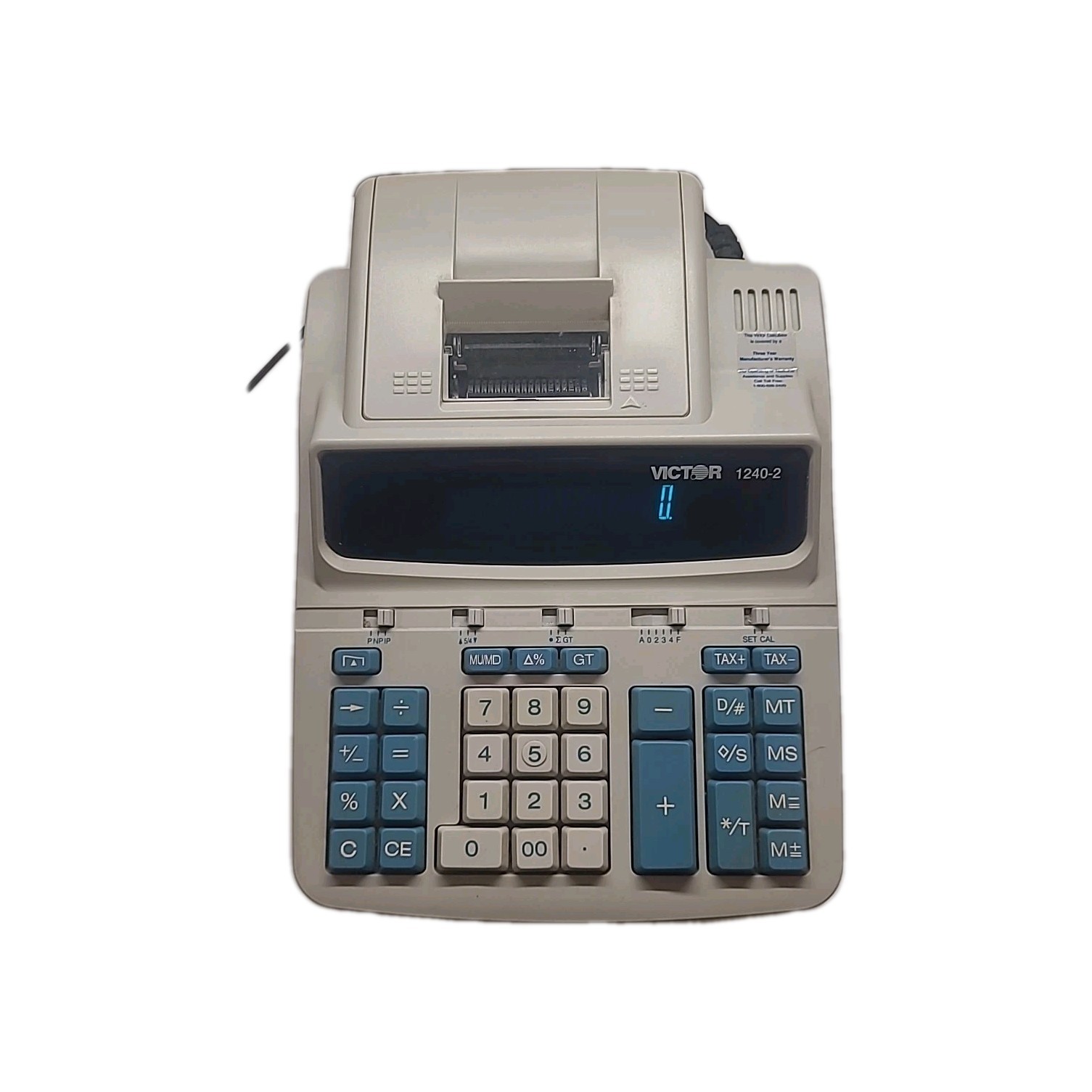 Vintage VICTOR Calculator 1240-2 Tested Working.
