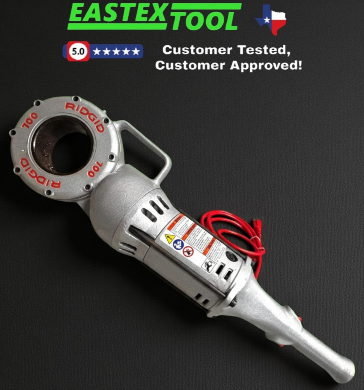 RIDGID 700 PIPE THREADER - POWER PONY - REFURBISHED BY EASTEX TOOL, LLC